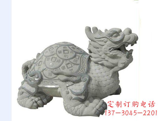 成都大理石招财龙雕塑