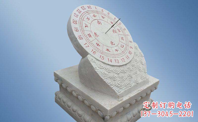 成都精致古典大理石日晷雕塑