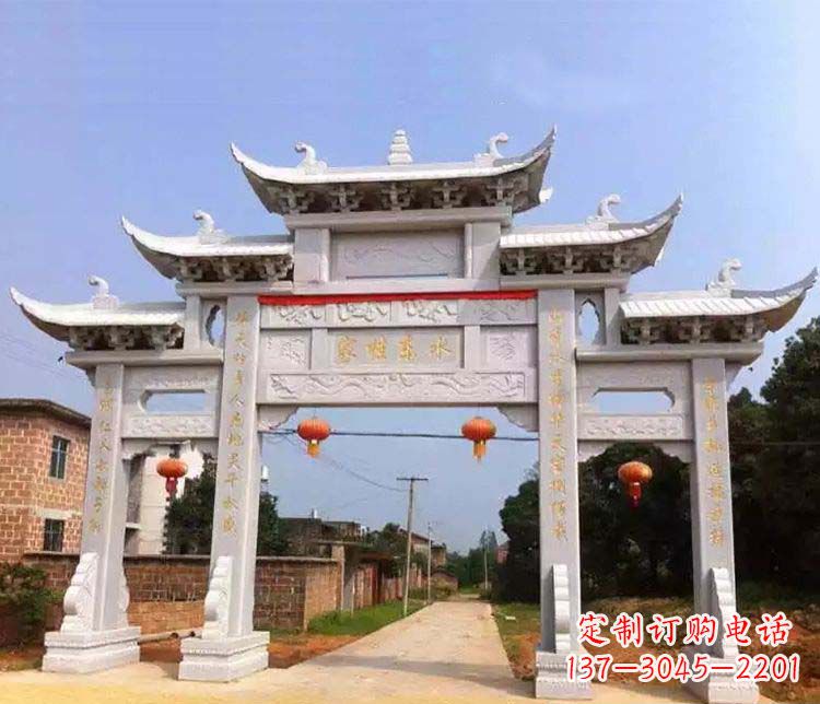 成都大理石牌坊石雕