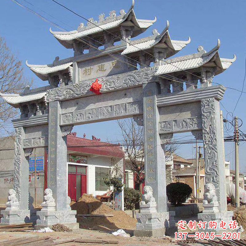 成都大理石牌坊石雕艺术