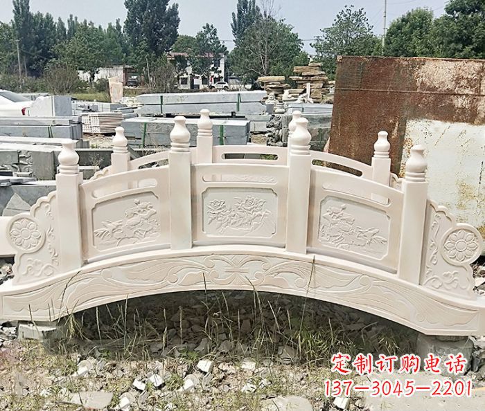 成都大理石小型拱桥雕塑