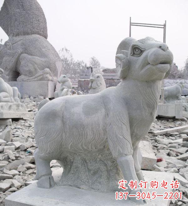 成都大理石羊雕塑