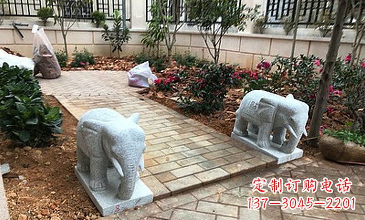 成都大理石小象石雕，让你的大好家园更加美丽