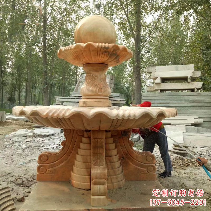 成都巨型石喷泉雕塑