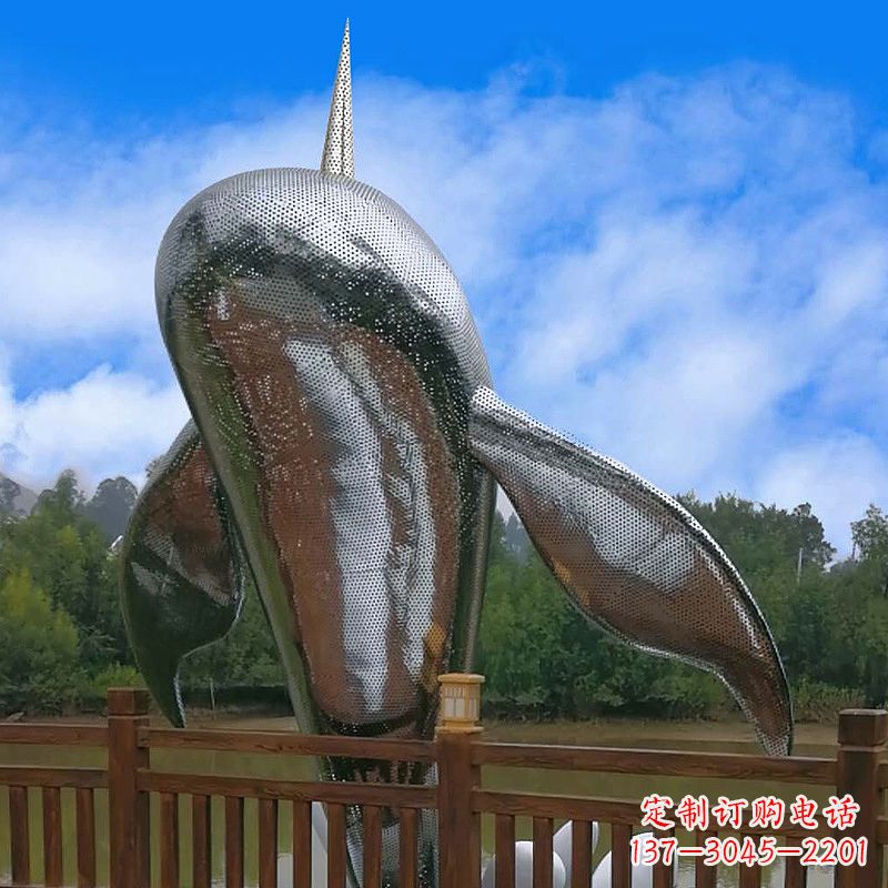 成都大型不锈钢动物雕塑