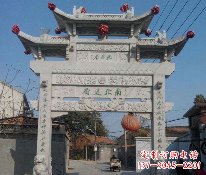 成都优质大理石牌坊雕塑