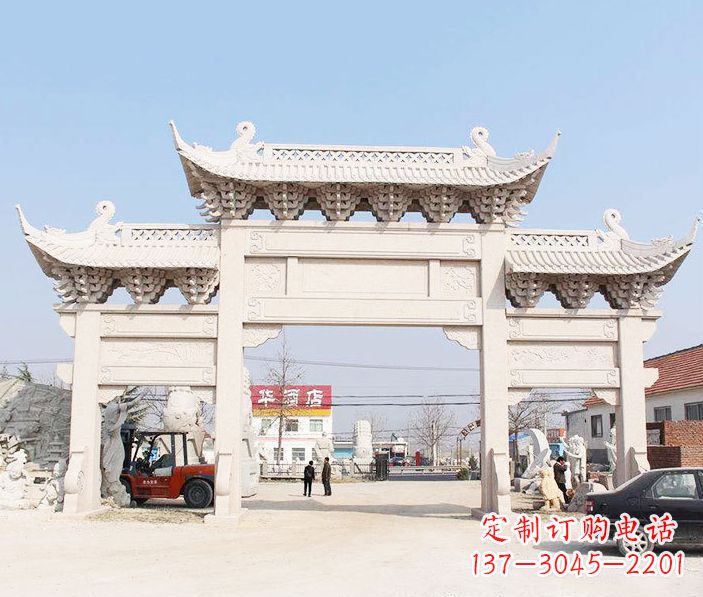 成都精美牌坊雕塑