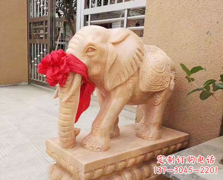 成都雕刻大象石雕