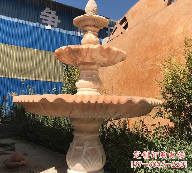 成都跌水盆喷泉石雕——精美的喷泉雕塑