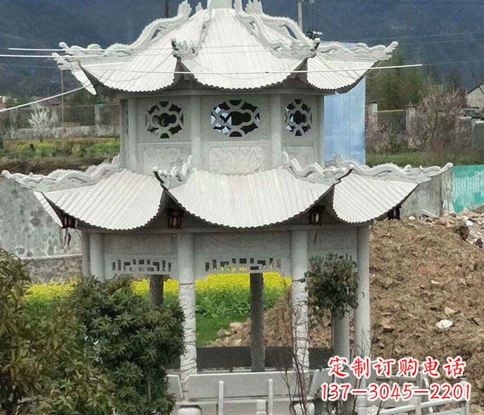 成都古典凉亭石雕
