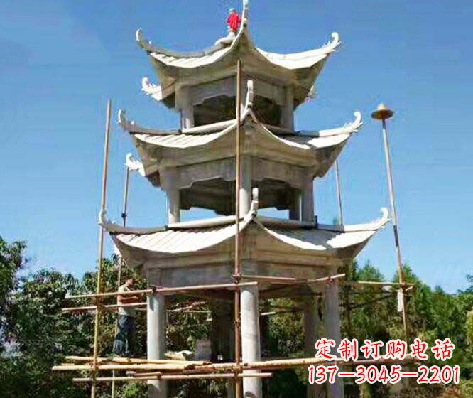 成都精美古典凉亭石雕