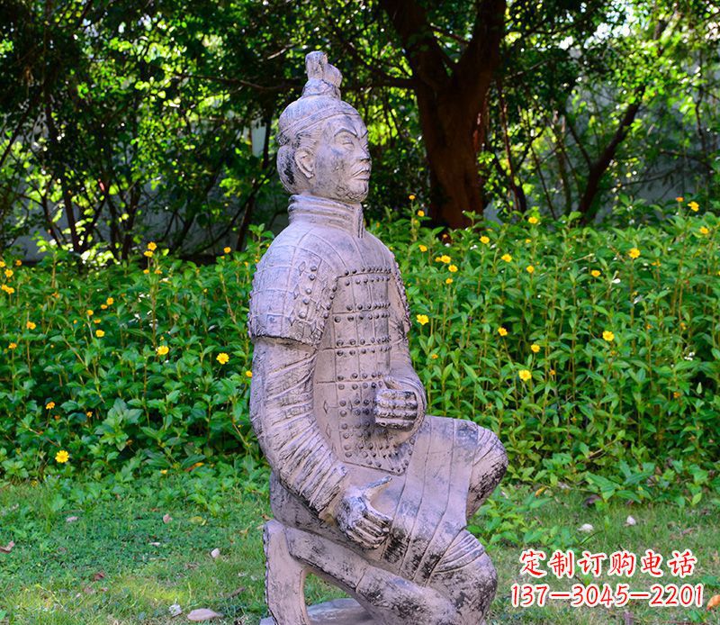 成都传统文化经典--仿古兵马俑雕塑