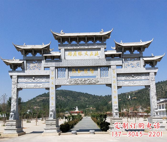 成都特色牌坊石雕