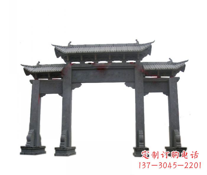 成都精美仿古牌坊石雕