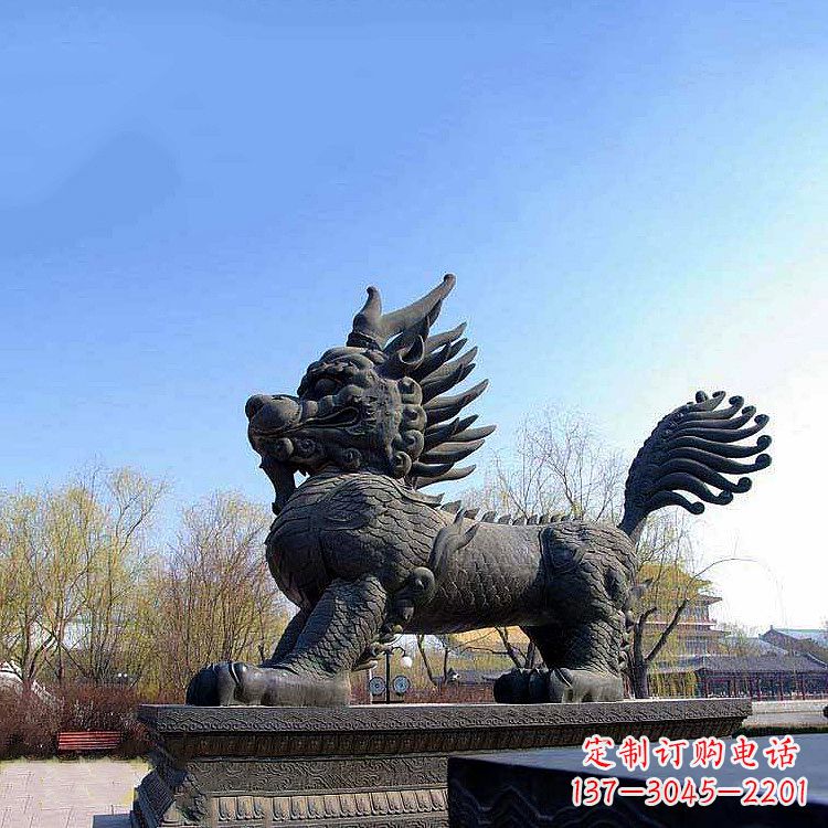 成都古典麒麟雕塑,精美绝伦