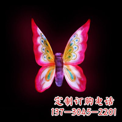 成都红发蝴蝶 小号发光雕塑