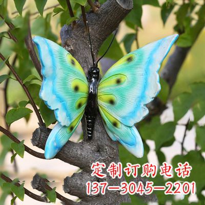 成都蓝色蝴蝶雕塑