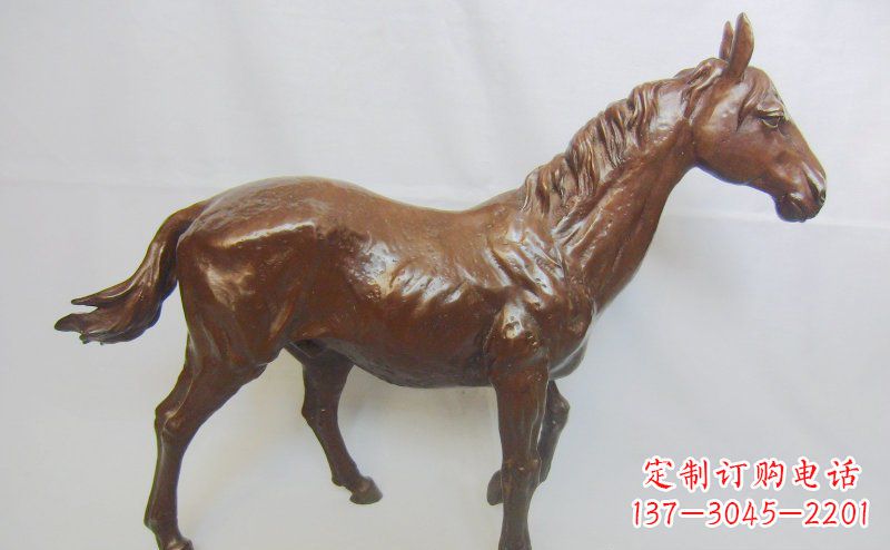 成都仿真马铸铜动物雕塑