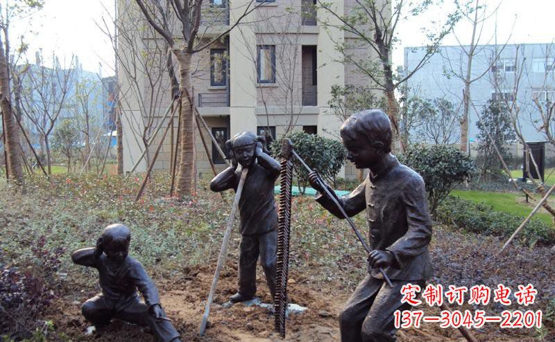 成都中领雕塑 | 为儿童景观带来美好的铜雕塑