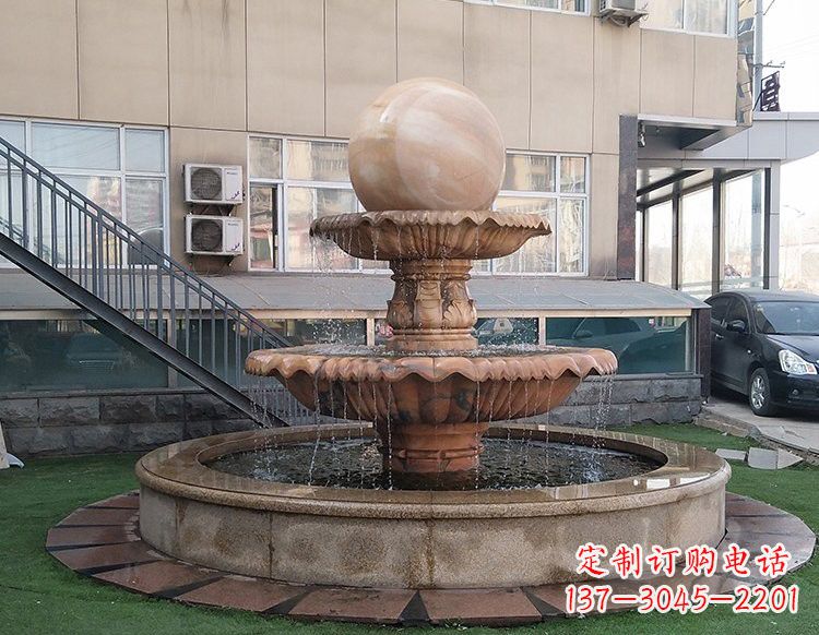 成都独特的风水球石雕