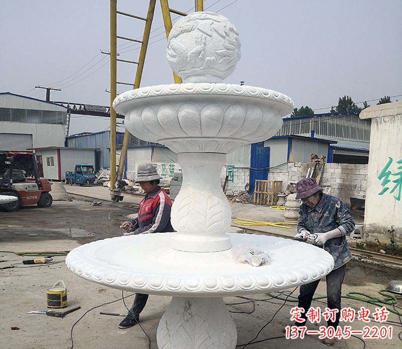 成都风水球喷泉石雕塑