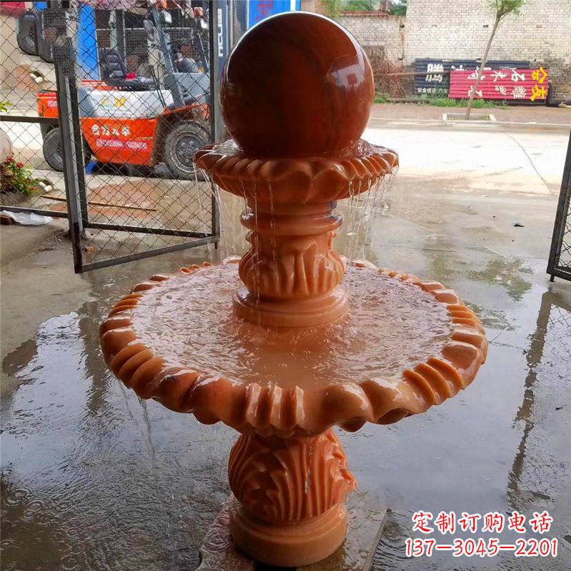 成都风水球石头雕塑