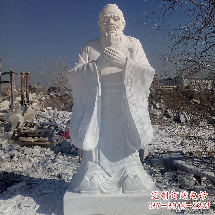 成都夫子庙青铜雕塑孔子雕像