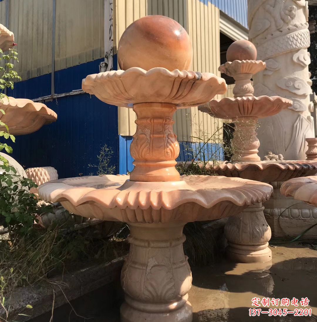 成都各类石雕风水球