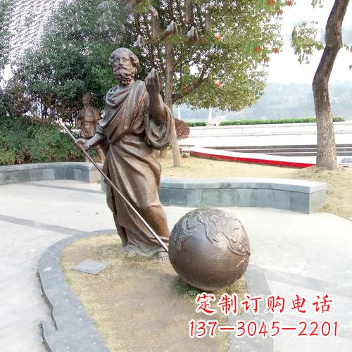 成都傲世千古,阿基米德撬地球雕塑