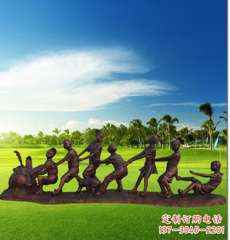 成都中领雕塑-精美仿铜萝卜雕塑