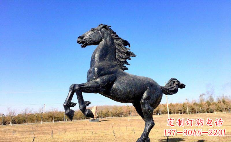 成都精美铜雕奔马动物雕塑