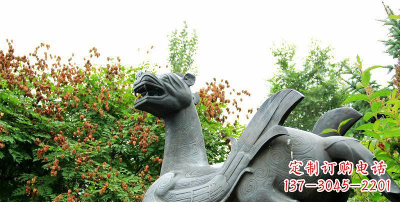 成都公园狴犴景观铜雕