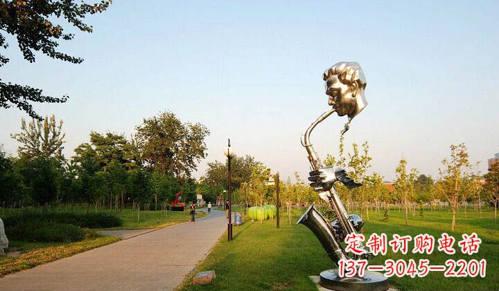成都不锈钢萨克斯抽象雕塑