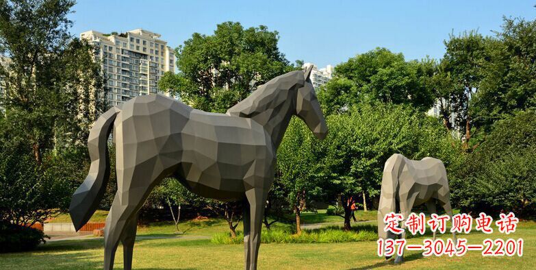 成都产品名称不锈钢动物抽象雕塑
