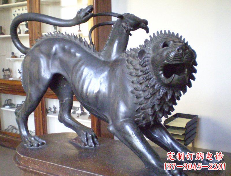 成都精美羚羊铜雕塑