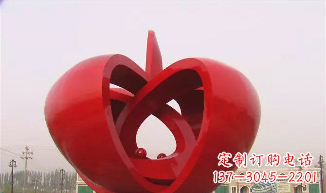 成都果实不锈钢雕塑