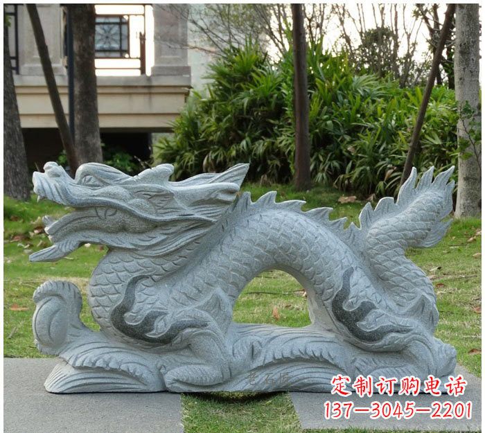成都精美雕刻的大理石龙雕塑
