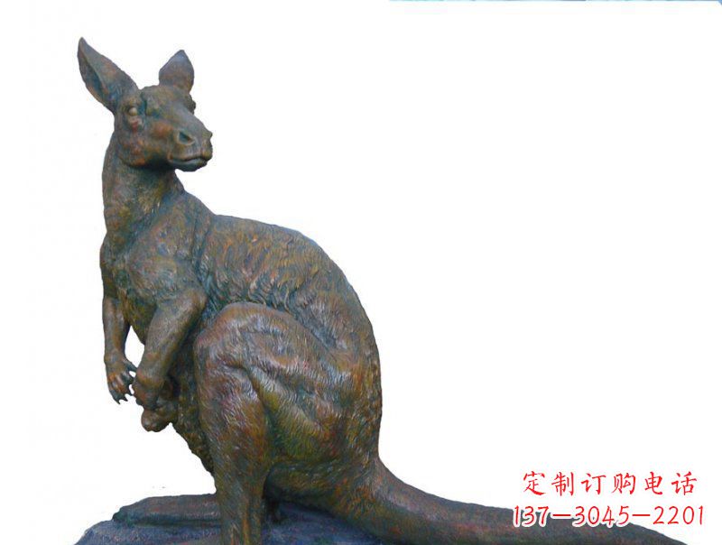 成都精致工艺铜袋鼠雕塑