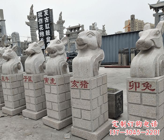 成都动物石雕,精美而精致