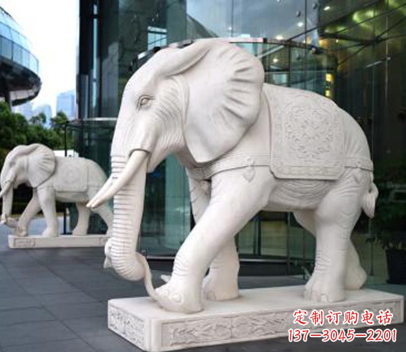 成都中领雕塑大象石雕,给您的公园一个气派