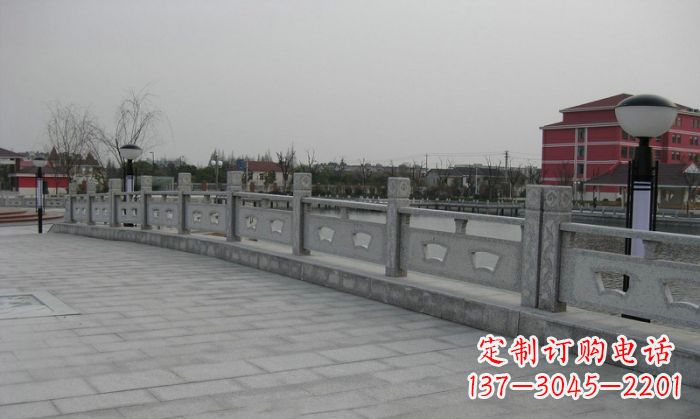 成都公园仿古石栏板 (2)