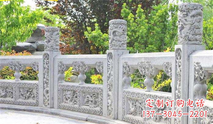 成都公园仿古石栏板雕塑