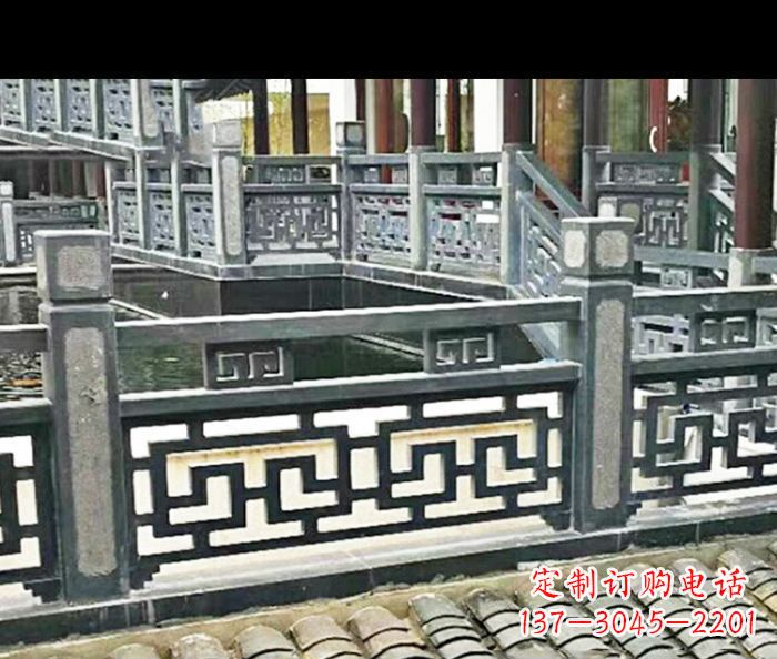 成都中领雕塑精致仿古石栏板