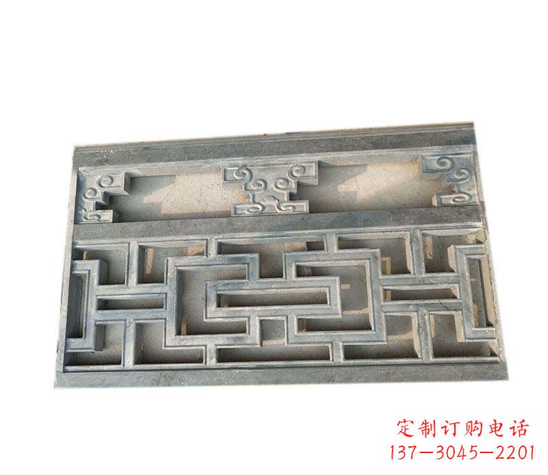 成都公园仿古石栏板景观石雕