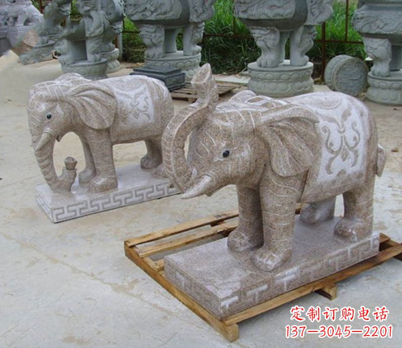 成都精美大象雕塑