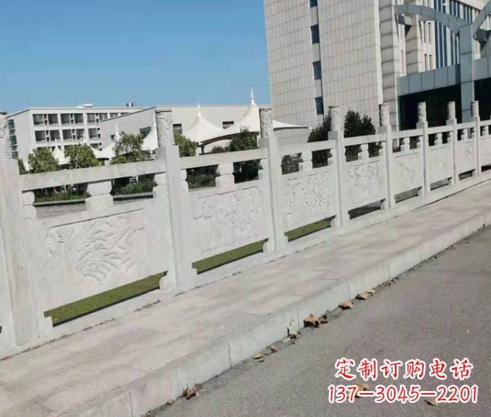 成都精美大理石浮雕栏板
