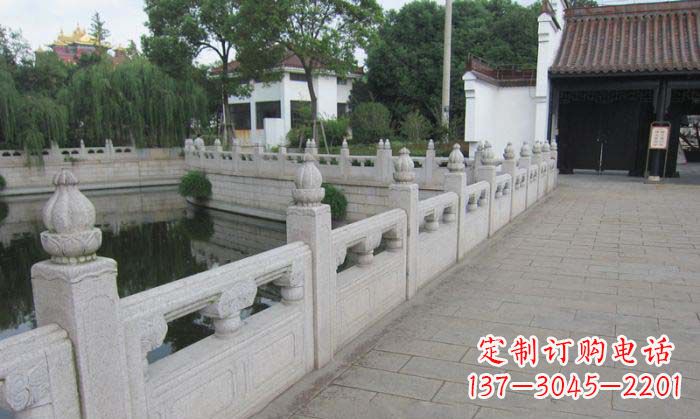 成都公园景观大理石栏板雕塑 (2)