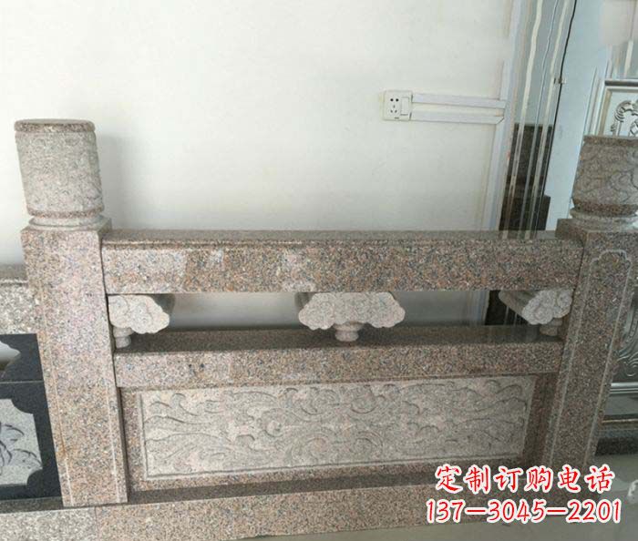 成都公园景观大理石栏板石雕 (3)