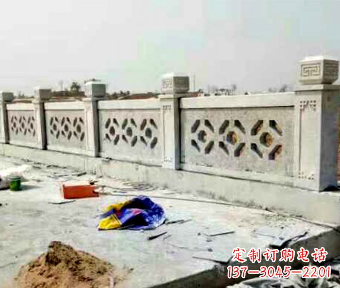 成都公园景观大理石栏板石雕 (8)