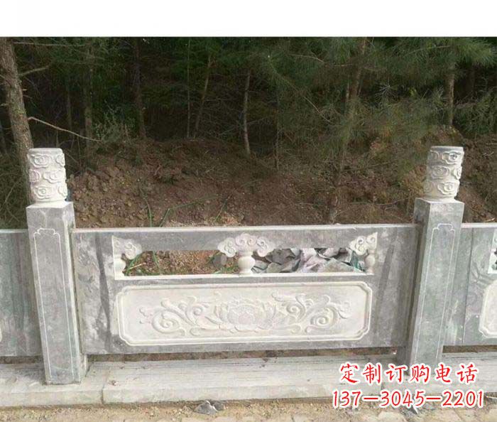 成都公园景观大理石栏板石雕